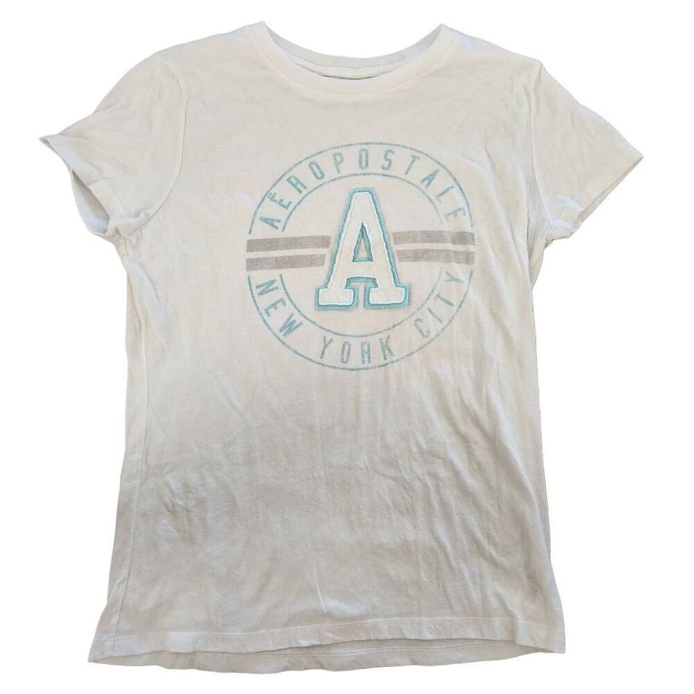 Aeropostale womens basic y2k textured t-shirt  XL